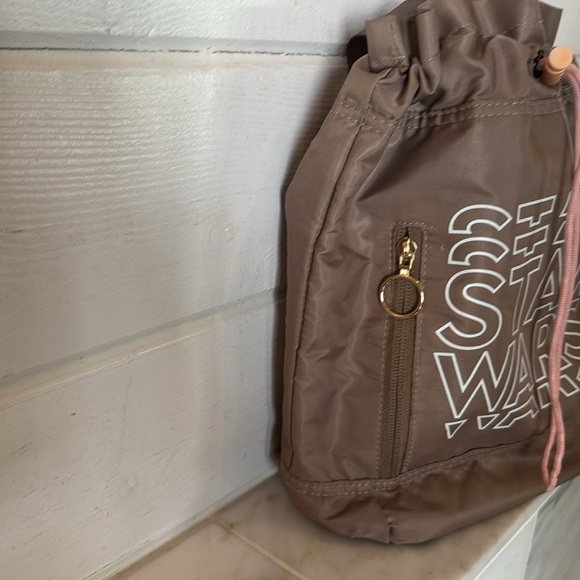 Disney Starwars Taupe Backpack Sling or Crossbody Bag NWOT - Picture 5 of 15